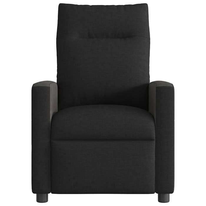 CLARENCE® Fauteuil TV/Chaise de salon/ Fauteuil inclinable - 1 PLACE - Noir Tissu LV4413