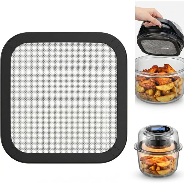 Protection Anti-Éclaboussures En Acier Inoxydable Pour Ninja Crispi Grille Magnétique À Mailles Fines Pour Friteuse À Air Access