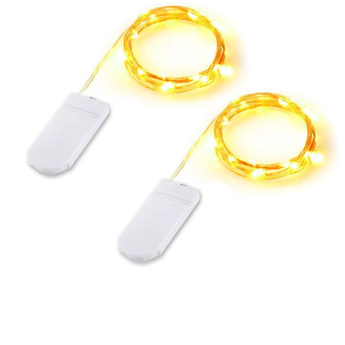 Guirlande lumineuse - Aueq - led lampe de style led 2m 20led pour la décoration de vacances à la maison