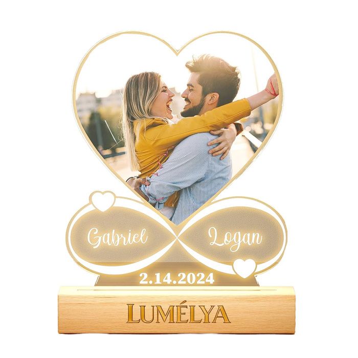 Veilleuse personnalisé cadeau personnalisé femme & - Aueq -