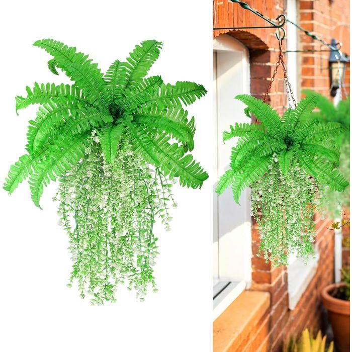 4 Pièces 74 Cm Plantes Artificielles Intérieur Fleurs Artificielles[AT147]