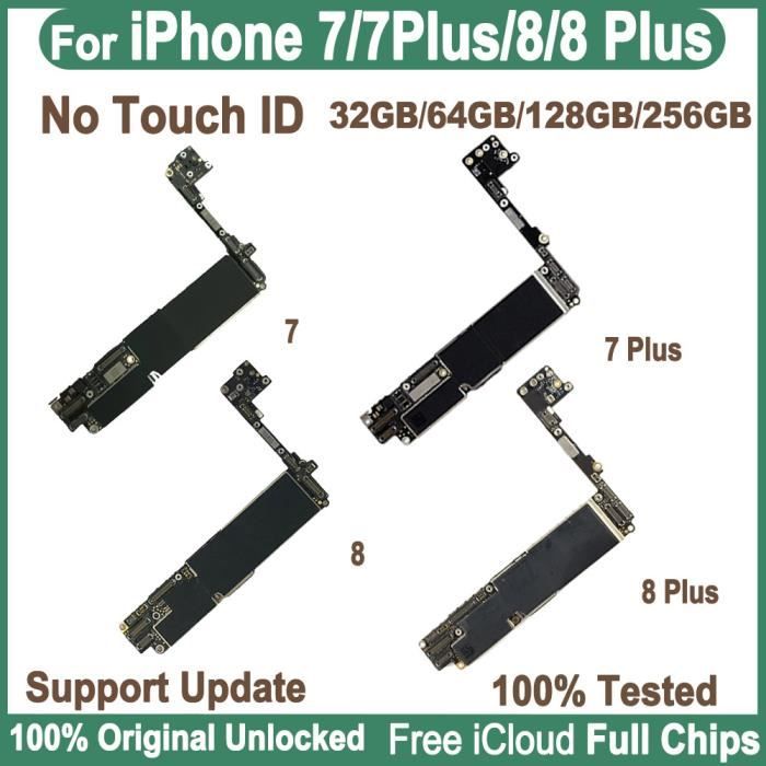 7P-32G noir tactile-Carte mère originale débloquée pour iPhone 7 Plus