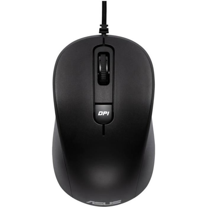 Souris Filaire Optique - ASUS MU101C - Ambidextre - Coloris Noir