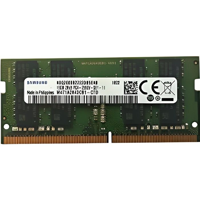 Samsung 16 Go DDR4 PC421300, 2666 MHz, 260 Broches SODIMM, 1,2 V