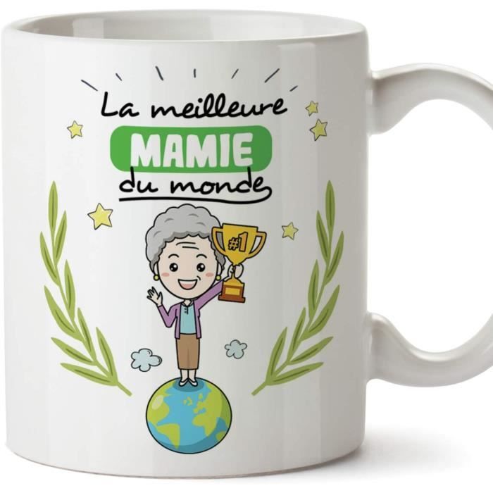 Mamie Mug Tasse La Meilleure Grand Mere Du Monde Tasse Originale Cadeau Anniversaire Fete Des Meres Future Mamie 1 Cdiscount Puericulture Eveil Bebe