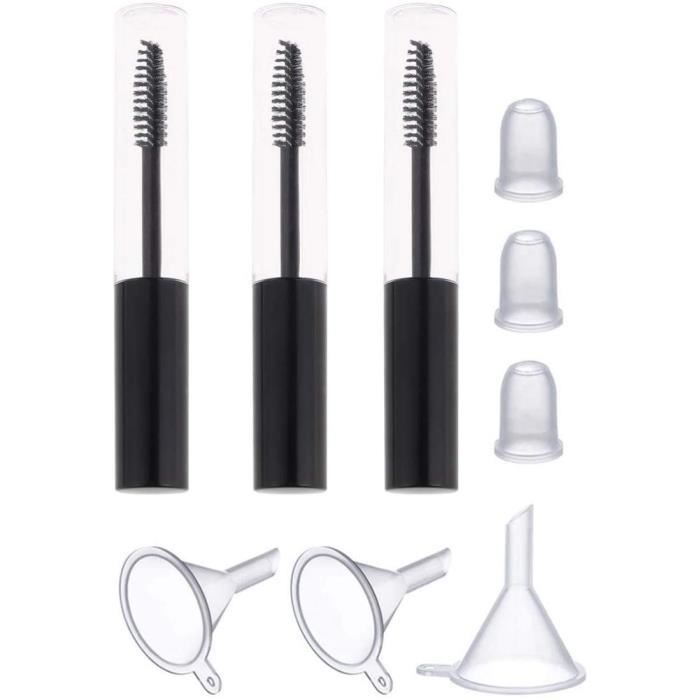 Tube de Mascara Vide de 2 Pièces 10 ML avec pour Cils Tube de Mascara