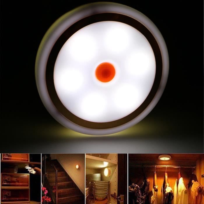 Fil Portable ampoule LED lumière de nuit Cabinet lampe à piles mural lumière
