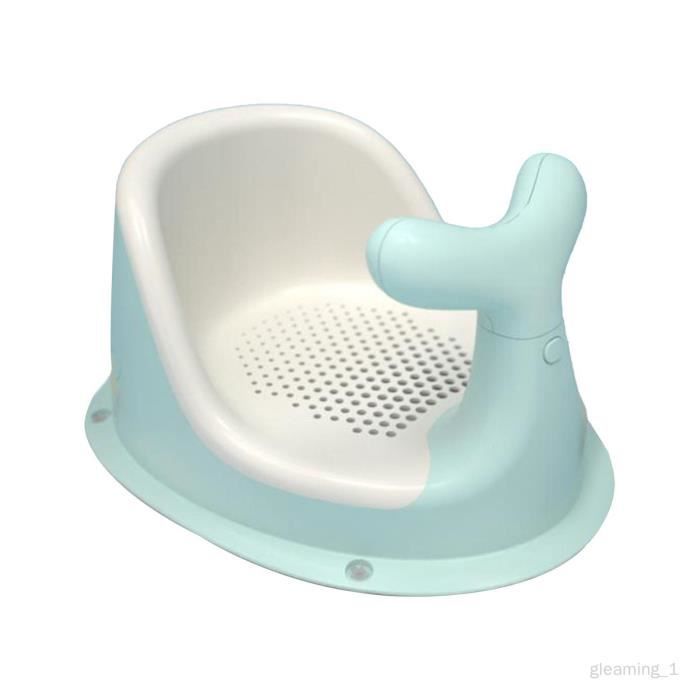 Si?�ge de baignoire pour b?�b?� avec support de dossier ventouses surround durable portable pliable 