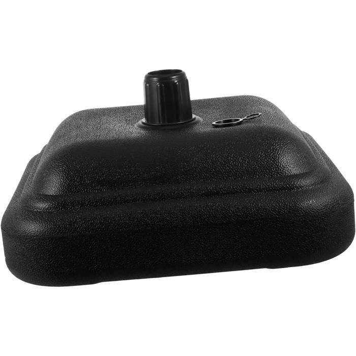 Base Lourde Pour Parapluie De Patio - Support Extérieur Robuste Métal Noir - Neuf