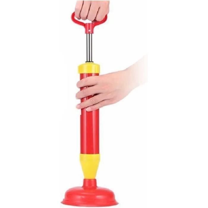 Ventouse Déboucheur Professionnelle 140 Mm - Pour Toilettes, Douche, Évier, Manche En Bois, Sans Produits Chimiques
