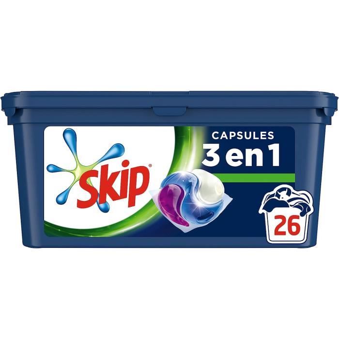 Dosettes Et Tablettes De Lessive Fraîcheur Intense 26 Capsules 702g Cdiscount Electroménager