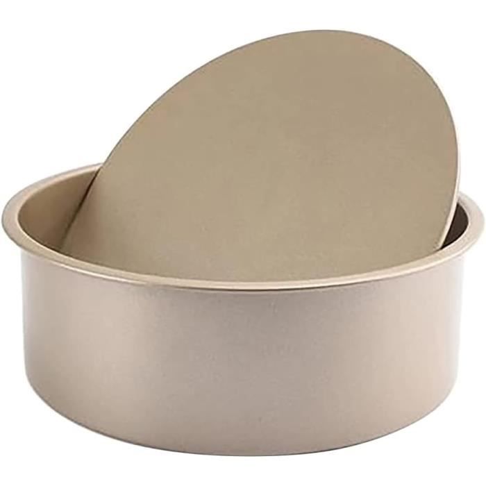 Lot De 2 Moules à Tarte 30 Cm Avec Fond Amovible Anti-adhésif - Acier Au Carbone - Pour Cheesecake, Quiche, Pizza