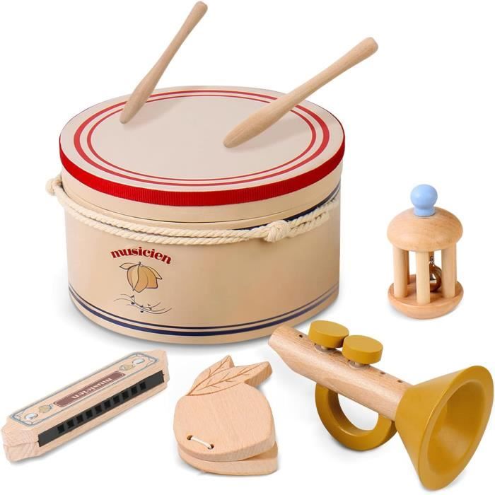 Instrument De Musique Bebe Musique Enfant, Instrument Percussion Jouet en  Bois Montessori Jouets Musicaux Jouet Enfant 3 4 5 Ans - Cdiscount Jeux -  Jouets