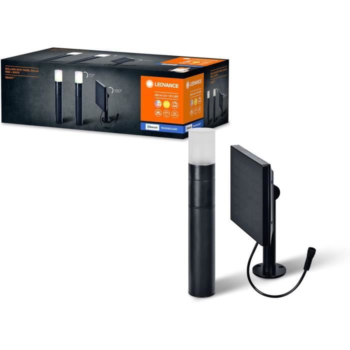 ZTWLEED Borne Extérieur LED 6W IP65 - 2 Pièces, Lumière Blanche Naturelle 4000K, 60 Cm, Pour Allée, Jardin, Terrasse, Alimentation 110-240V