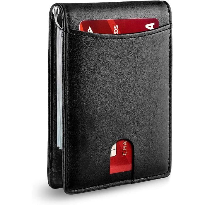 Portefeuille En Cuir Pour Homme – Pochette Double Avec Portes-cartes, Idéale Au Quotidien
