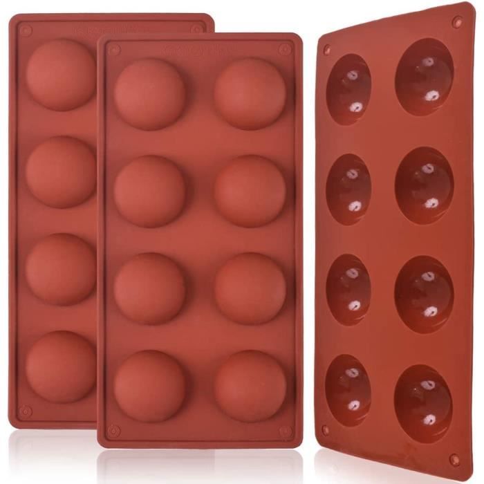 Lot De 3 Moules En Silicone 9 Cavités Forme Blocs Trapézoïdaux - Pour Savon, Bougie, Chocolat, Résine