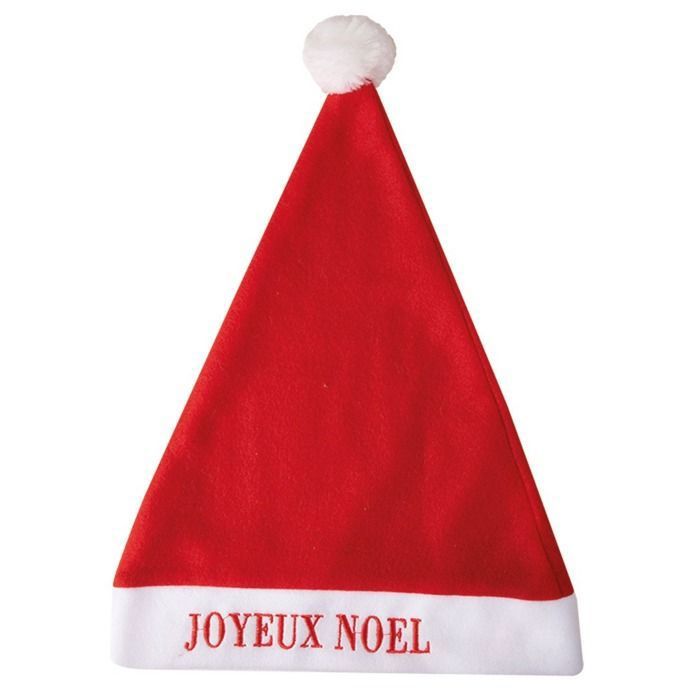Carré Brodé Joyeux Noël 7 1/2" - Rouge Blanc Vert Sur Fond Noir - Neuf