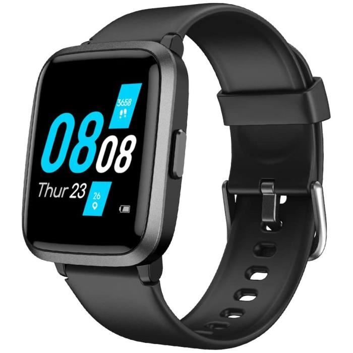 YAMAY Montre Connectée Femmes Sport Smartwatch Tensiomètre Tracker d