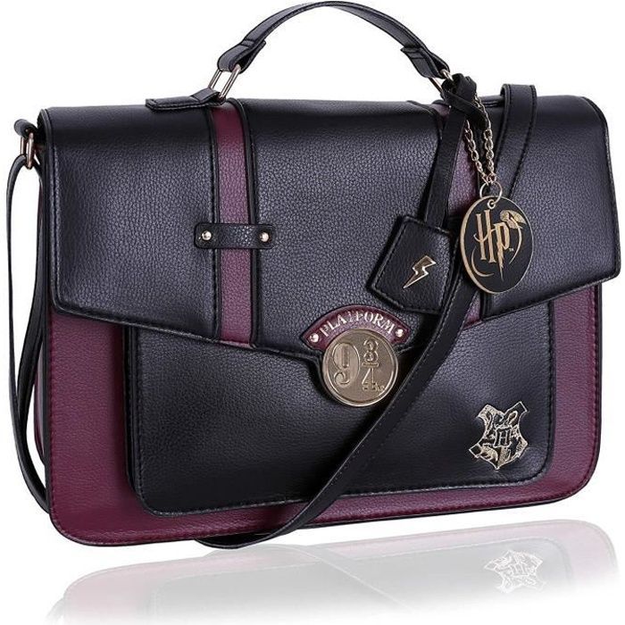 Sac bandoulière noir et bordeaux HARRY POTTER - Cdiscount Bagagerie -  Maroquinerie