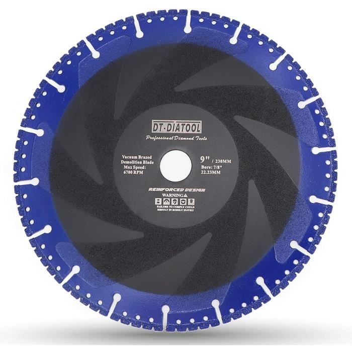 Disque diamant 230 INOX/ALU/ PVC