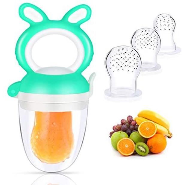 Tetine Fruits Bebe 3 Tetines En Sans Bpa En 3 Tailles Sucette Pour Fruit Bebe Vert Cdiscount Puericulture Eveil Bebe