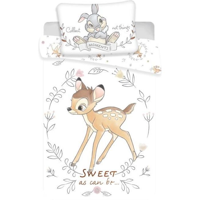 Parure De Lit Bebe Bambi Disney Coton Cdiscount Maison Parure De Lit Bebe Bambi Disney Coton Cdiscount Maison