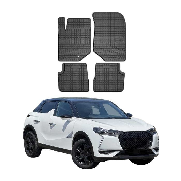 Tapis de Sol de Voiture pour DS 5 2015-2018 TPE Antidérapant Imperméable 3Pcs