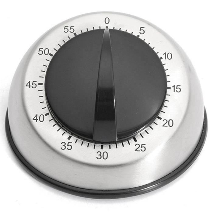 réveil Rotatif mécanique de Table Sonnette Rappel dalarme Small Citron VIMOER Minuteur créatif de Cuisine Minuteur de Compte à rebours de 60 Minutes 