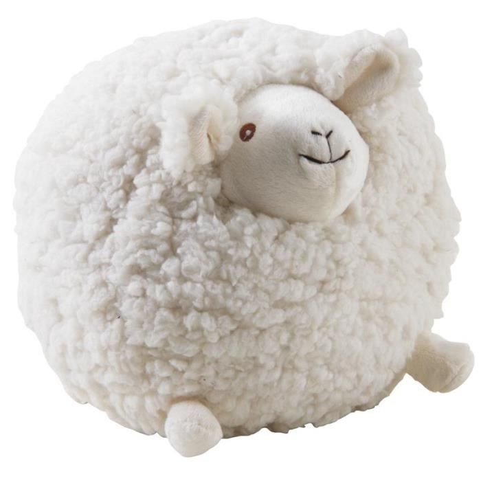 Mouton en peluche blanc hotsell