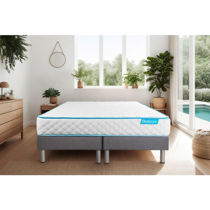 Matelas + sommier 160x200 mousse BODYCARE Bodyone