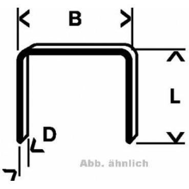Bosch 2609200235 Agrafe à fil fin de type 58 13 x 0 75 x 8 mm 1000 pièces