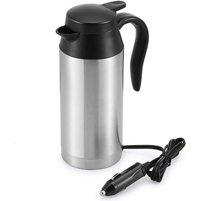 Bouilloire De Voyage Streetwize 12V Pour Voiture – Fait Chauffer Jusqu'à 4 Tasses, Modèle Blanc