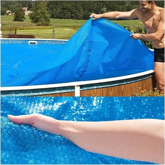 Bâche Piscine Solaire Bulle Couverture Solaire Ronde Pour Piscine Hors Sol, Couverture De