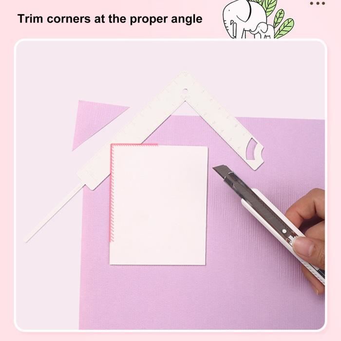 ETO- règle de reliure Guide de Couverture de Livre Règle en Métal pour