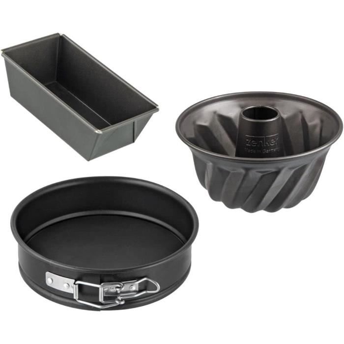 Zenker Special Mini Mini Kugelhopf Blik, Roestvrij Staal, Zwart, 18,5 x 11,5 cm