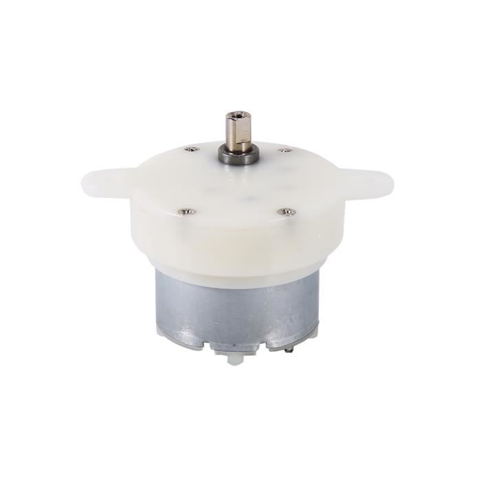 Moteur électrique 12V Avec Réducteur – 0.07A, 20 Tours/min, Boîtier 37mm – Neuf