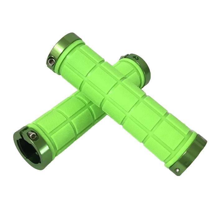 Poignée De Vélo Ergonomique GUIDON Poignées De Guidon De Vélo Poignée De Vélo En Caoutchouc Antidérapant Avec Verrouillage Poignée Vélo En Plastique