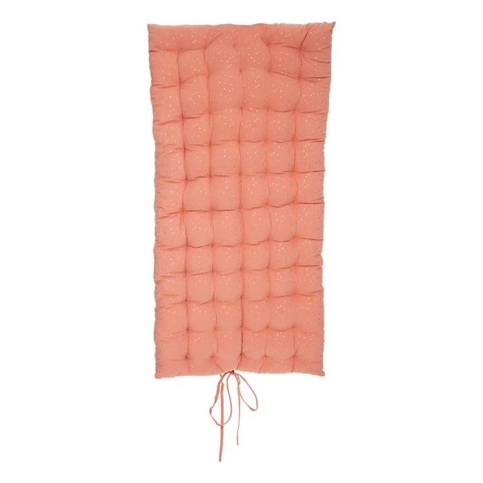 Matelas de sol enfant Berlingot rose terracotta 60x120cm - Atmosphera createur dinterieur Matelas de sol enfant Berlingot rose terracotta 60x120cm - Atmosphera createur dinterieur