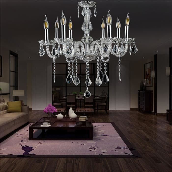 Casa Padrino Lampe Suspendue Cristal Baroque Argent 25 X H. 35 Cm - Lampe Suspension Ronde De Style Baroque Luminaires Baroques Nobles Et Magnifiques