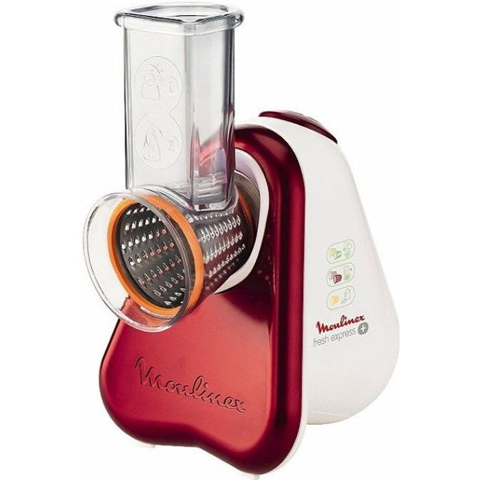 Moulinex Fresh Express Plus DJ756G Ruby Râpe électrique 150 Watt métallique - vue 2