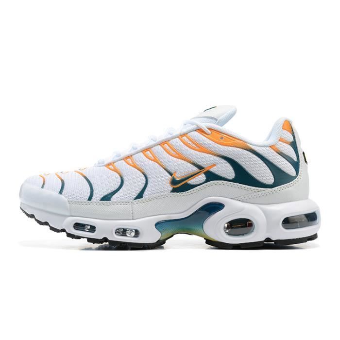 Nike blanche bleu orange sale