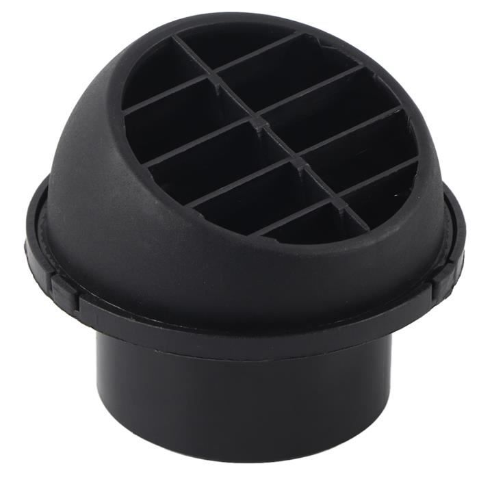 WAITLOVER Sortie D'air Rotative Refermable 75 Mm Noir – Pour Chauffage Webasto & Eberspacher