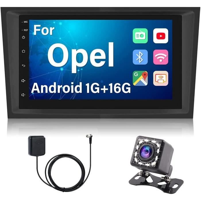Autoradio tactile GPS Bluetooth Android & Apple Carplay Opel Astra,  Corsa,Antara,Meriva,Vectra,Vivaro,Zafira + caméra de recul