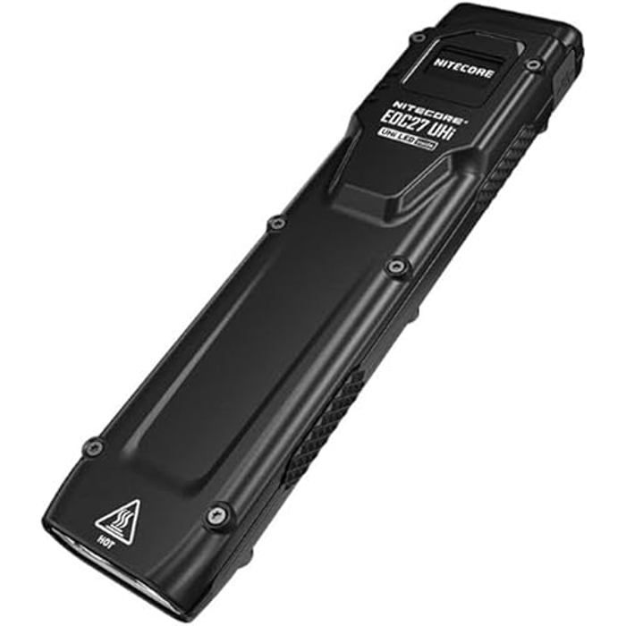 Lampe torche - NITECORE - EDC27 UHi - Rechargeable - 400 m portée - 5 modes déclairage Lampe torche - NITECORE - EDC27 UHi - Rechargeable - 400 m portée - 5 modes déclairage