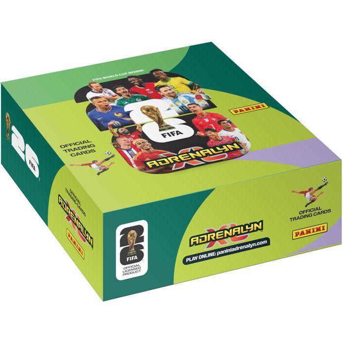 Boîte de 24 pochettes - PANINI - COUPE DU MONDE DE LA FIFA 26TM TCG - 192 cartes