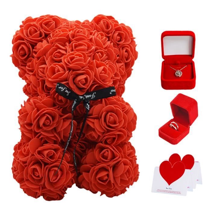 Ours en Rose Cadeaux Saint Valentin Femmes,Nounours Rose Eternelle Cadeau  pour Saint-Valentin, Anniversaire, Cadeaux Pour Maman, éPouse,Petite  Amie,Fille(rose) : : Cuisine et Maison