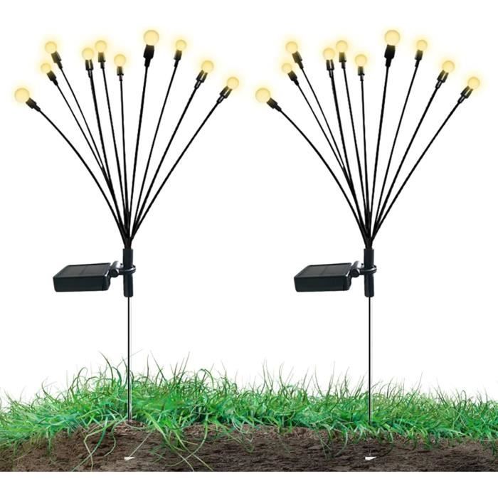 Coccinelle Solaire LED - Lumière De Jardin Décorative Pour Extérieur Et Patio