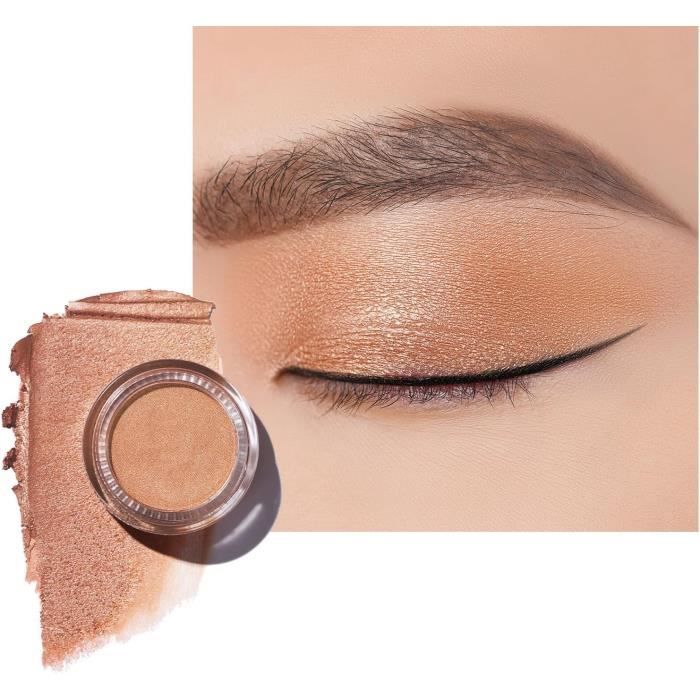 Fard à Paupières Golden Rose N°212 - Brun Doré Scintillant - Poudre Compacte 3g
