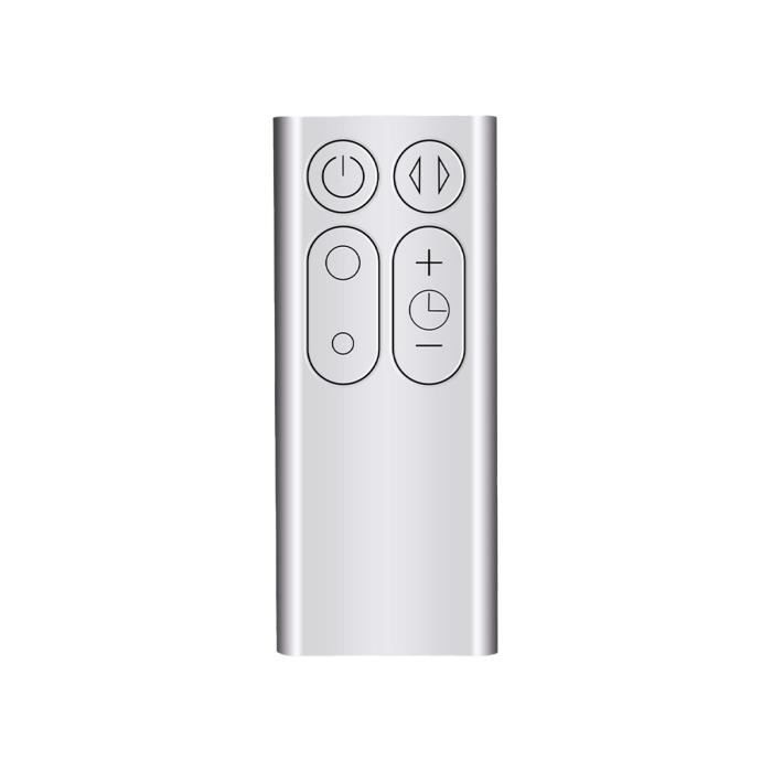 TéLéCommande de Remplacement AdaptéE pour Dyson AM11 TP00 Purificateur DAir Sans Feuilles Ventilateur TéLéCommande Argent