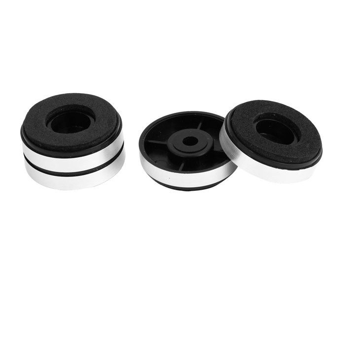Guides De Grille Pour Haut-parleur Sourcing Map - Lot De 8, Plastique Noir, Diamètre 12mm, Fixation Grille Anti-poussière DIY Audio